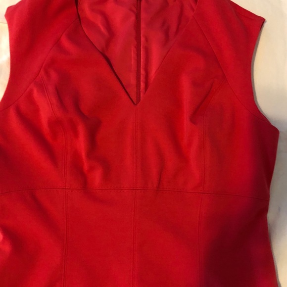 Dress size 12 Tahari Sunset Red - Picture 8 of 9